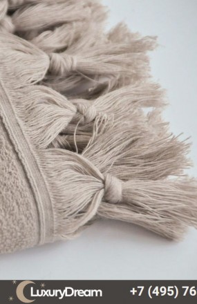 Полотенце 100х150 Hamam Meyzer Tassels серый