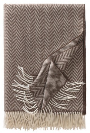 Плед шерстяной 150x215 Eagle DERBY 102 braun