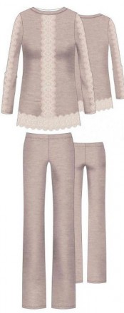 Костюм для дома Valery Air бежевый