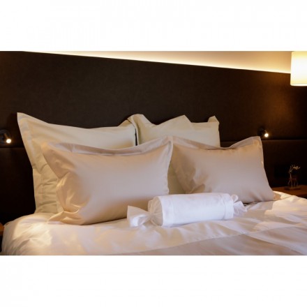 Постельное белье семейное German Grass Twist white beige