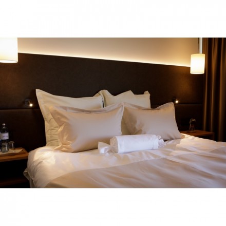 Постельное белье семейное German Grass Twist white beige