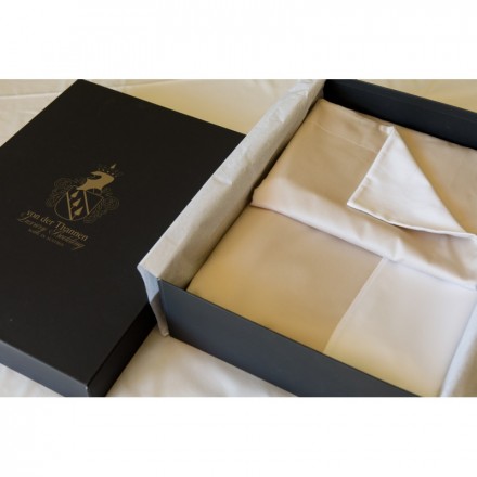 Постельное белье семейное German Grass Twist white beige