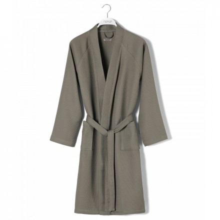 Халат вафельный Hamam Calamus серый