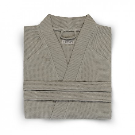 Халат вафельный Hamam Calamus серый