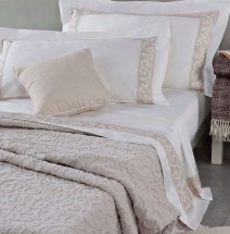 Постельное белье 1.5 спальное Mirabello San Marco кремовое