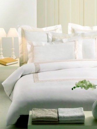 Постельное белье 1.5 спальное Mirabello San Marco кремовое