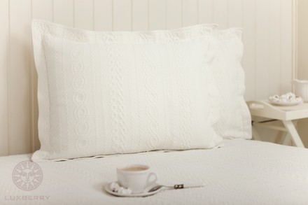 Наволочка декоративная 47х47 Luxberry Зефир экрю