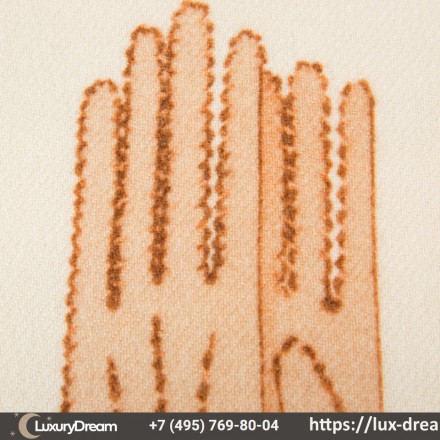 Плед 140x180 Trussardi Gloves кремовый