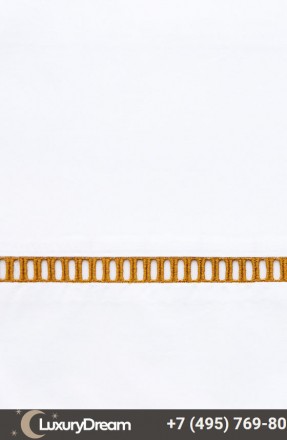 Наволочка с запахом 50х70 Bovi San Marco бело-золотая