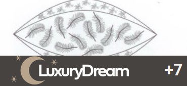 Подушка пуховая с бортиком 50х70 Dauny Софт Бокс Плюс