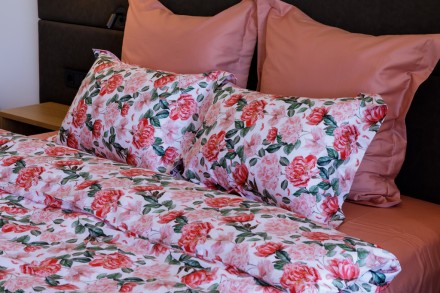 Комплект из 2-х наволочек 70x70 German Grass Coral Peony