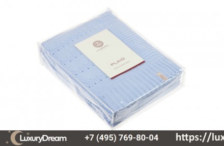 Плед 150х200 Luxberry Lux 41 голубой