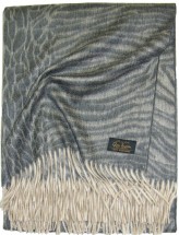 Плед кашемировый 147х183 Glen Saxon Natal JBKL Dark Grey