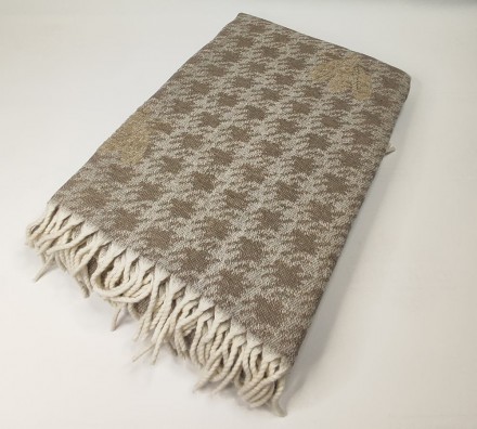 Плед 130х170 Mastro Raphael DORIS ARI JACQUARD taupe (цвет 33)