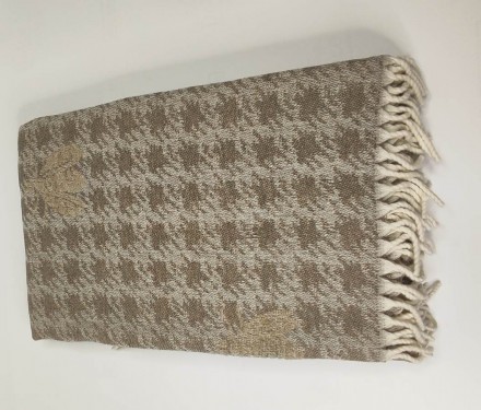 Плед 130х170 Mastro Raphael DORIS ARI JACQUARD taupe (цвет 33)