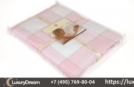 Плед детский 100х150 Luxberry Vanessa розовый