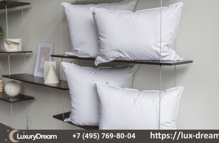 Подушка пуховая средняя 50x68 German Grass Hotel Down Grass 4 Stars