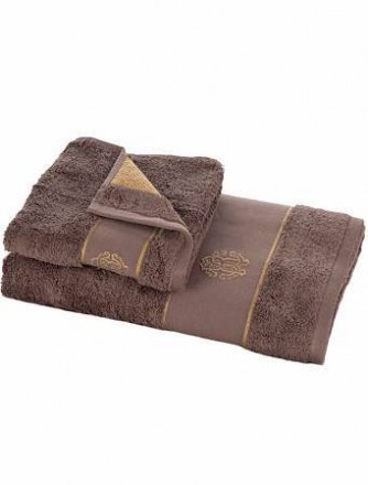 Набор полотенец 2шт Roberto Cavalli Gold New coffee
