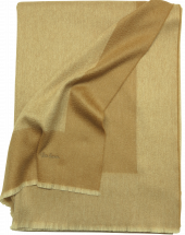 Плед кашемировый 150х200 Glen Saxon Border Sand Stone Sand