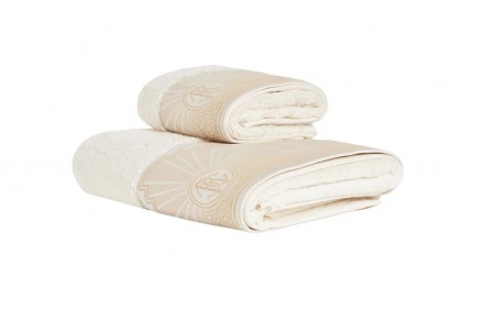 Набор полотенец 2 шт Roberto Cavalli ROYAL GOLD 001 Gold