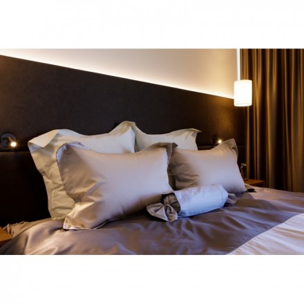 Постельное белье 2 спальное евро German Grass Twist grey beige