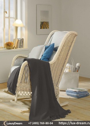 Плед шерстяной 130х170 Biederlack Anthracite Wool