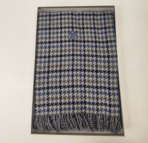 Плед 130х170 Mastro Raphael AMIR PIED DE POULE BEE azure, blue, grey (цвет 8B) 