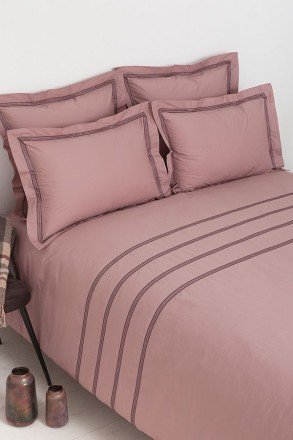 Пододеяльник 200х220 Bovi Акцент карминово-розовый