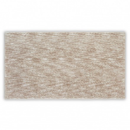 Полотенце 100х180 Hamam Marble белый-кофе с молоком