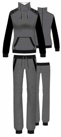 Костюм для дома Valery Rosapois Antrazite