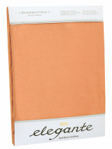 Простыня трикотажная 140-160x200 Elegante 8000/08 оранжевая