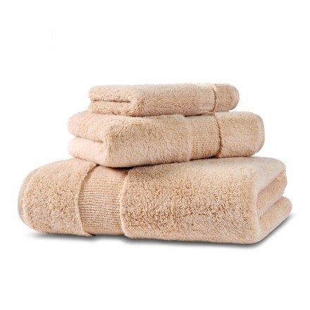 Полотенце 76x142 Hamam Heritage Natural Cotton светло-карамельный