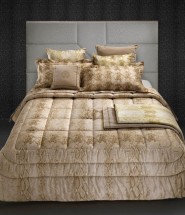 Постельное белье 2 спальное евро Roberto Cavalli SNAKE PYTHON 001 Gold
