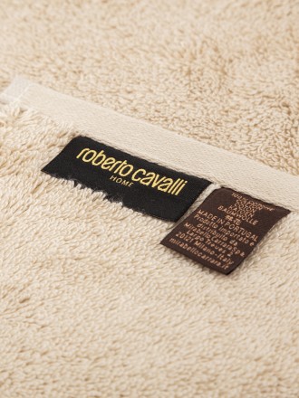 Набор полотенец 2шт Roberto Cavalli Gold New sabbia