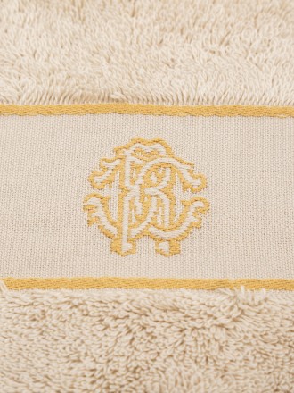 Набор полотенец 2шт Roberto Cavalli Gold New sabbia