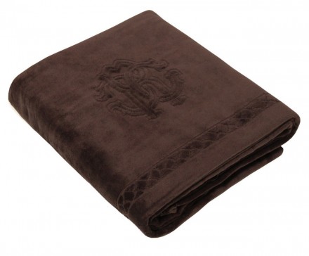 Полотенце велюровое 100х180 Roberto Cavalli Venezia 833 brown