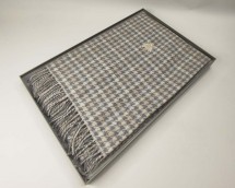 Плед 130х170 Mastro Raphael AMIR PIED DE POULE BEE ivory, beige, grey (цвет 2) 