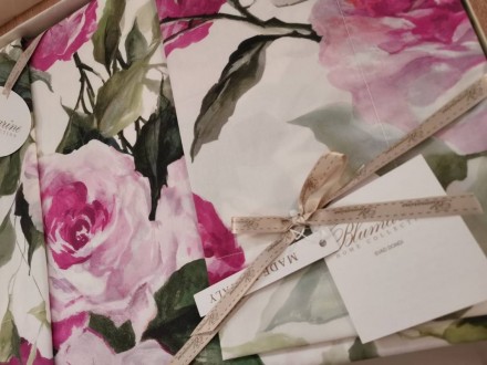 Постельное белье 2 спальное евро Blumarine ADELE 14 фуксия