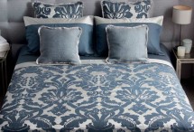 Покрывало 270x270 Mastro Raphael TIVOLI DAMASCO 8 sky blue 