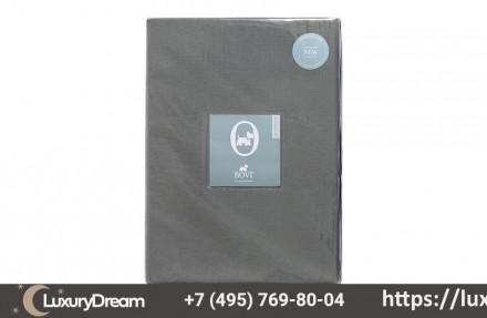 Наволочка с запахом 70х70 Bovi Soft Sateen серо-зеленая