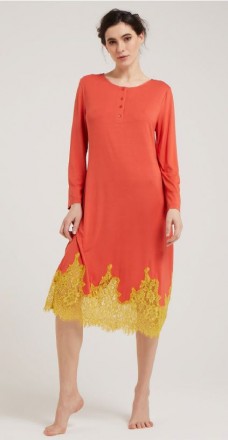 Сорочка Vivis BLAIR (цвет 01172 paprica-oil) оранжевый