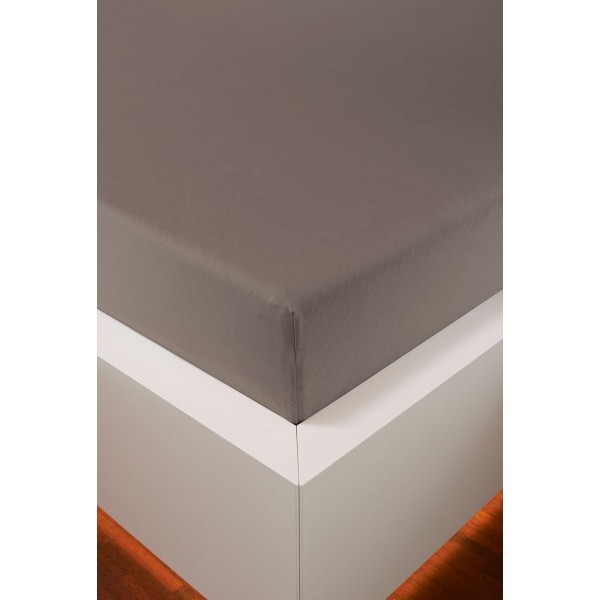 Простыня на резинке 180/200х200/220 Bellana DeLuxe J57BL цвет 095 cappuccinо коричневый