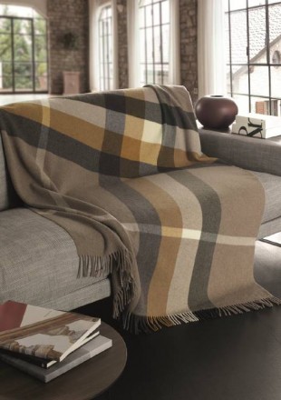 Плед 130х190 Somma CROSS col.020 naturale 