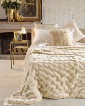 Покрывало 240х260 Blumarine CHAMONIX цвет 10 champagne шампань