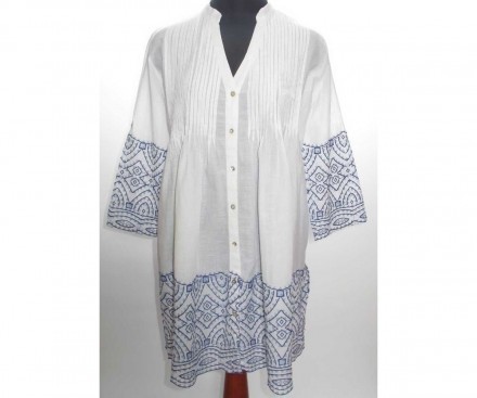 Туника женская Furstenberg Blue in White