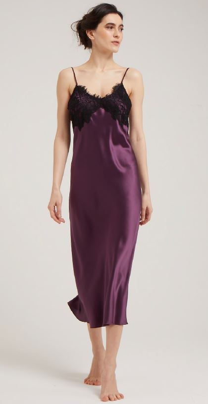 Сорочка Vivis LOUISE (цвет 01174 plum-black) фиолетовый