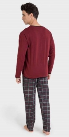 Пижама мужская Massana M11 Deep Red-Vigor P701301