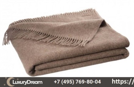 Плед шерстяной 140x190 Steinbeck Gobi-Natur