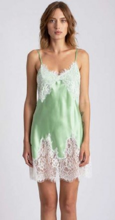 Сорочка Vivis LILIAN цвет 1135 sage-avorio светло-зеленый