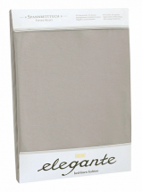 Простыня трикотажная 140-160x200 Elegante 8000/94 кварц
